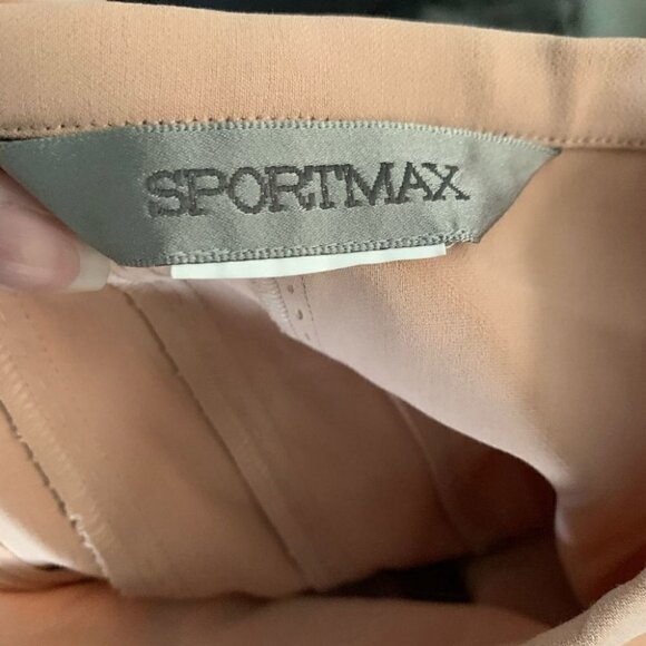 Sportmax by Max Mara Pink Pleated Pencil Skirt - Picture 6 of 7